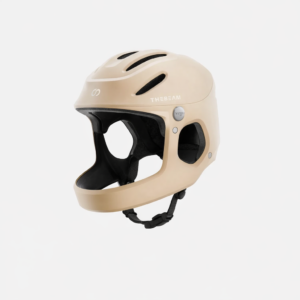 VIRGO ACCESS Bike Helmet with Lights - Warm Sand